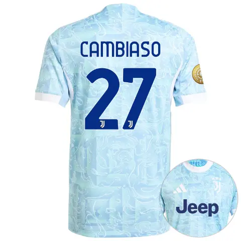 juventus away authentic jersey 202526 - club world cup pack - 27 - cambiaso
