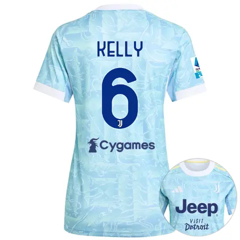 juventus away jersey 202526 - women - serie a pack - 2526 - 6 - kelly