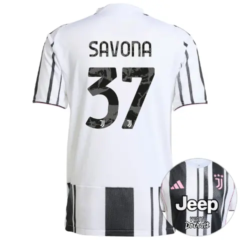 juventus home authentic jersey 202526 - front sponsor pack - 37 - savona