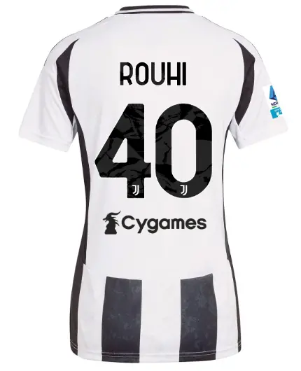 juventus home jersey 202425 - women - 40 - rouhi - serie a pack