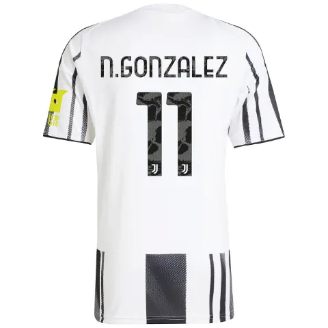 juventus home jersey 202526 - sleeve sponsor whitebit - 11 - n.gonzalez