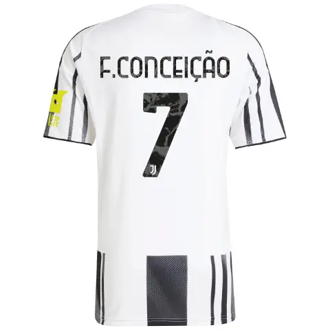 juventus home jersey 202526 - sleeve sponsor whitebit - 7 - f.conceiÇÃo