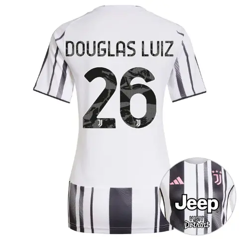juventus home jersey 202526 - women - front sponsor pack - 26 - douglas luiz