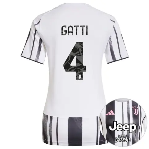 juventus home jersey 202526 - women - front sponsor pack - 4 - gatti