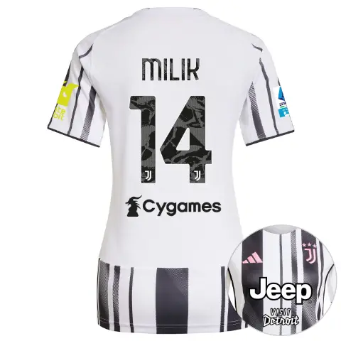 juventus home jersey 202526 – women – serie a pack – 2526 – sleeve sponsor whitebit – 14 – milik | Juventus FC Shop Collection juventus home jersey 202526 – women – serie a pack – 2526 – sleeve sponsor whitebit – 14 – milik | Juventus FC Shop Collection