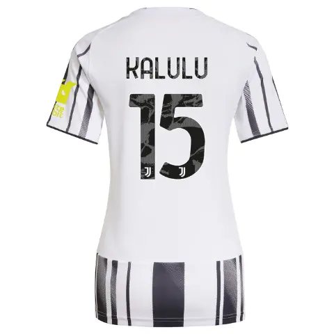 juventus home jersey 202526 – women – sleeve sponsor whitebit – 15 – kalulu | Juventus FC Shop Collection