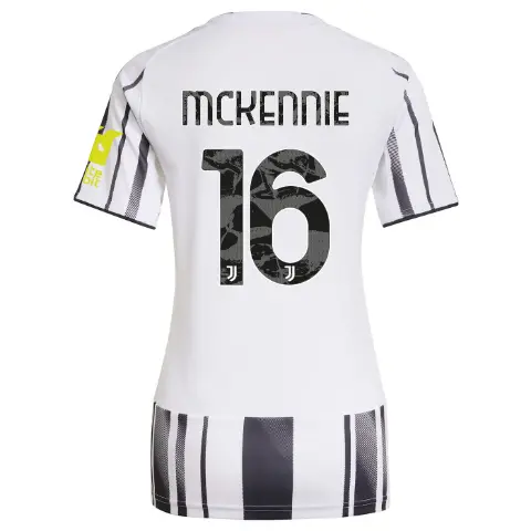 juventus home jersey 202526 – women – sleeve sponsor whitebit – 16 – mckennie | Juventus FC Shop Collection