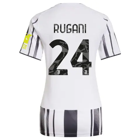 juventus home jersey 202526 – women – sleeve sponsor whitebit – 24 – rugani | Juventus FC Shop Collection