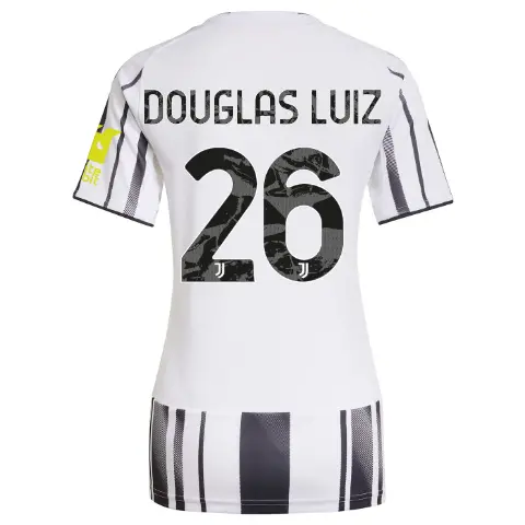 juventus home jersey 202526 – women – sleeve sponsor whitebit – 26 – douglas luiz | Juventus FC Shop Collection
