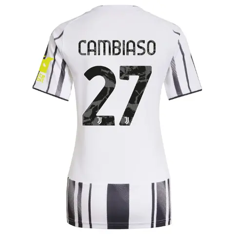 juventus home jersey 202526 – women – sleeve sponsor whitebit – 27 – cambiaso | Juventus FC Shop Collection