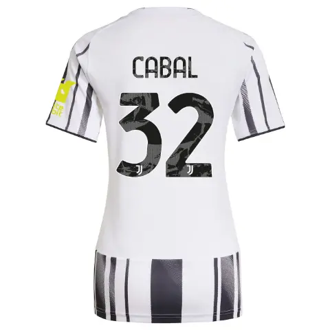 juventus home jersey 202526 – women – sleeve sponsor whitebit – 32 – cabal | Juventus FC Shop Collection