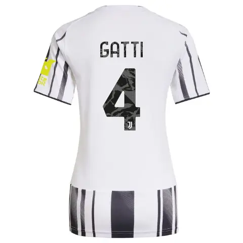 juventus home jersey 202526 – women – sleeve sponsor whitebit – 4 – gatti | Juventus FC Shop Collection