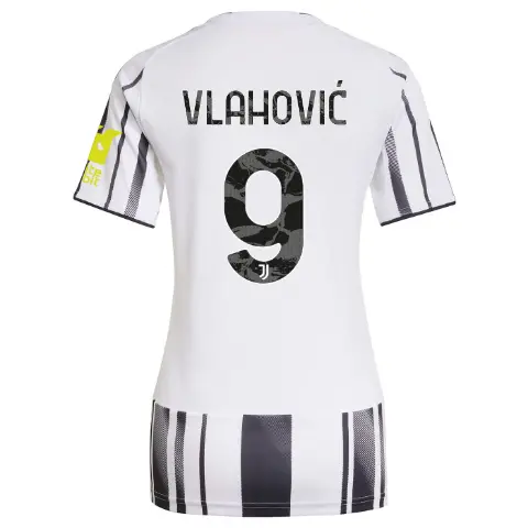 juventus home jersey 202526 – women – sleeve sponsor whitebit – 9 – vlahoviĆ | Juventus FC Shop Collection