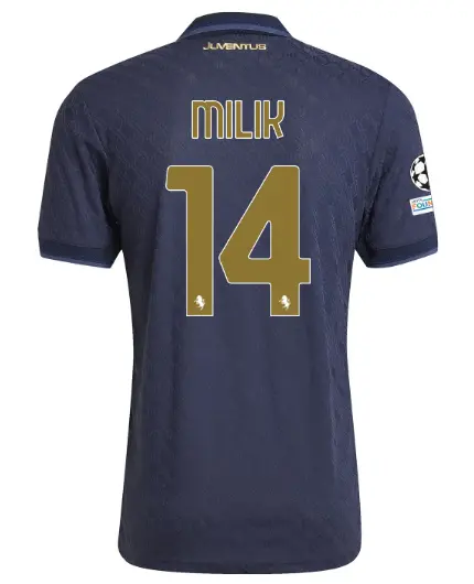 juventus third authentic jersey 202425 – 14 – milik – champions league pack | Juventus FC Shop Collection juventus third authentic jersey 202425 – 14 – milik – champions league pack | Juventus FC Shop Collection