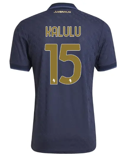 juventus third authentic jersey 202425 – 15 – kalulu | Juventus FC Shop Collection