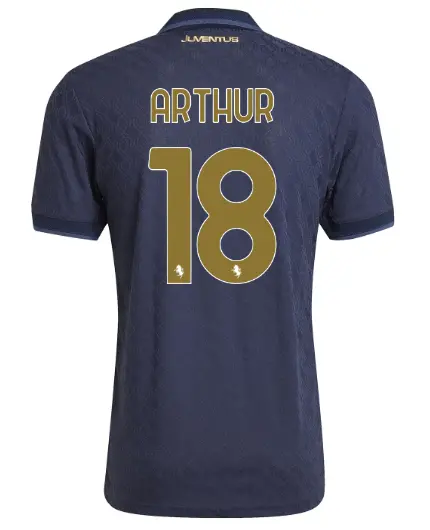 juventus third authentic jersey 202425 – 18 – arthur | Juventus FC Shop Collection