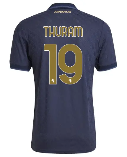 juventus third authentic jersey 202425 – 19 – thuram | Juventus FC Shop Collection