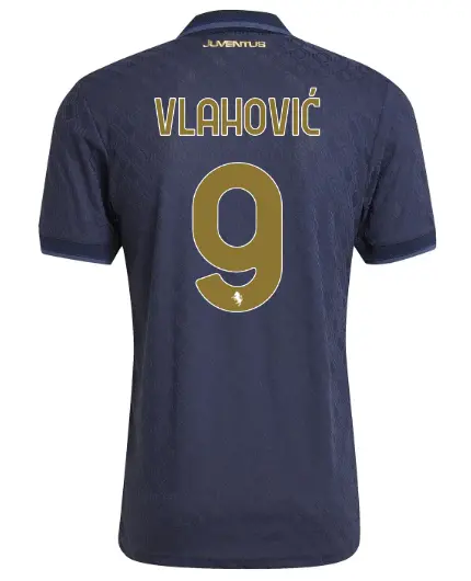 juventus third authentic jersey 202425 – 9 – vlahoviĆ | Juventus FC Shop Collection