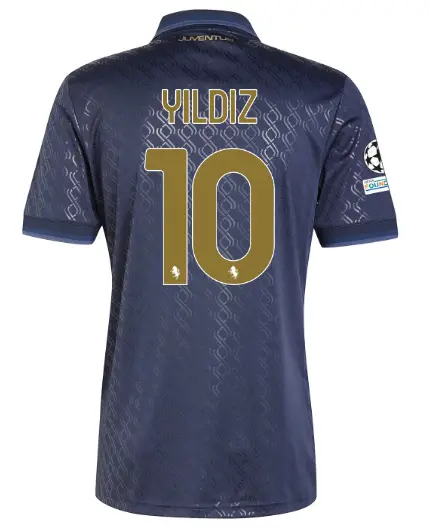 juventus third jersey 202425 – 10 – yildiz – champions league pack | Juventus FC Shop Collection