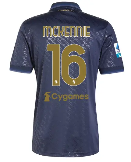 juventus third jersey 202425 – 16 – mckennie – serie a pack | Juventus FC Shop Collection