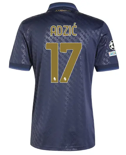 juventus third jersey 202425 – 17 – adziĆ – champions league pack | Juventus FC Shop Collection juventus third jersey 202425 – 17 – adziĆ – champions league pack | Juventus FC Shop Collection