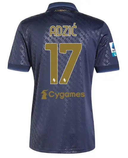 juventus third jersey 202425 – 17 – adziĆ – serie a pack | Juventus FC Shop Collection