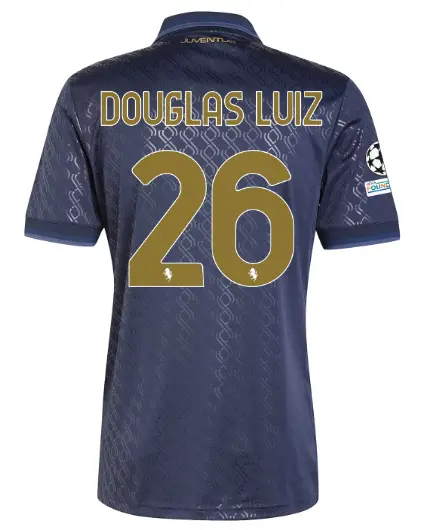 juventus third jersey 202425 – 26 – douglas luiz – champions league pack | Juventus FC Shop Collection