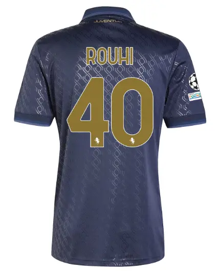juventus third jersey 202425 – 40 – rouhi – champions league pack | Juventus FC Shop Collection