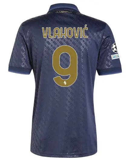 juventus third jersey 202425 – 9 – vlahoviĆ – champions league pack | Juventus FC Shop Collection