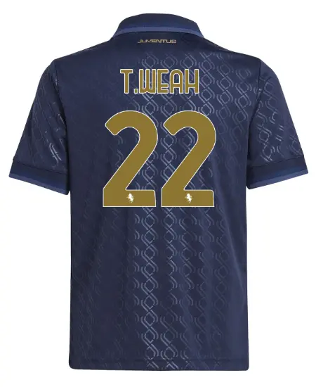 juventus third jersey 202425 – kids – 22 – t.weah | Juventus FC Shop Collection
