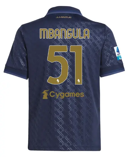 juventus third jersey 202425 – kids – 51 – mbangula – serie a pack | Juventus FC Shop Collection