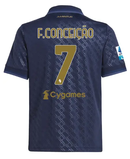 juventus third jersey 202425 – kids – 7 – f.conceiÇÃo – serie a pack | Juventus FC Shop Collection