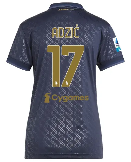 juventus third jersey 202425 – women – 17 – adziĆ – serie a pack | Juventus FC Shop Collection