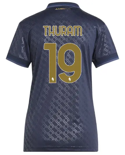 juventus third jersey 202425 – women – 19 – thuram | Juventus FC Shop Collection