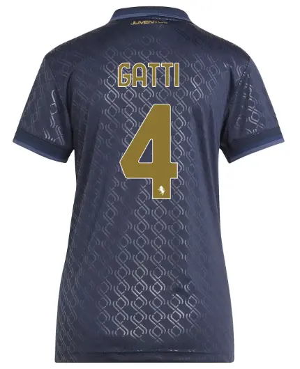 juventus third jersey 202425 – women – 4 – gatti | Juventus FC Shop Collection