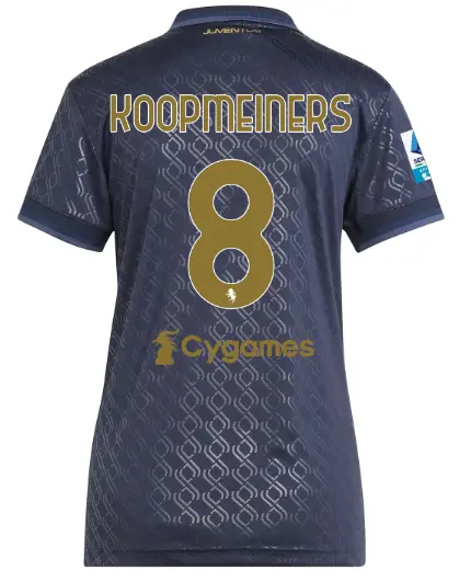 juventus third jersey 202425 – women – 8 – koopmeiners – serie a pack | Juventus FC Shop Collection